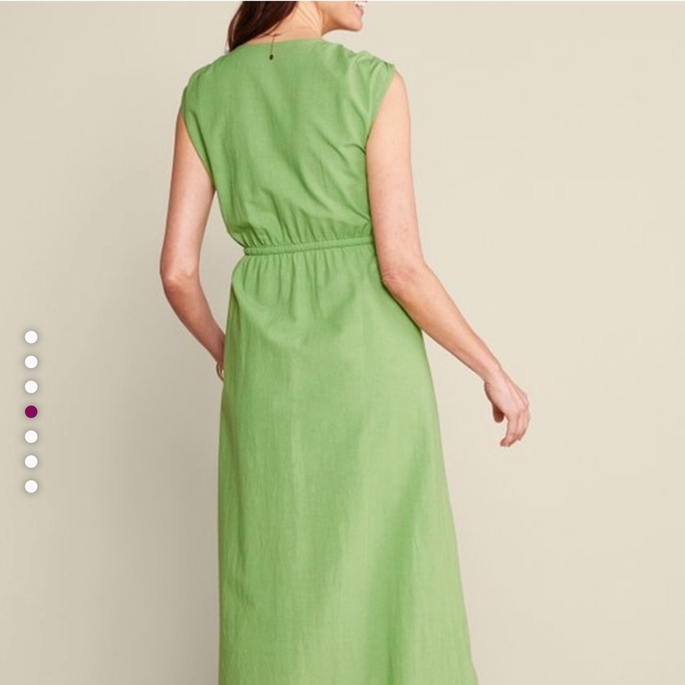 NWT! Soft Surroundings - Ellison Linen Blend Maxi Dress - XL - Picture 4 of 8